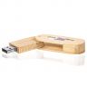 Custom Wood Swivel USB Flash Drives - Swivel