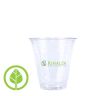 12 oz. Eco-Friendly Clear PLA Plastic Cups - Hot Cold Cups