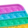 001Full Color Silicone Push Pop Bubble Fidget Toys - Stress Reliever Fidget Toys