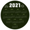 2021 Calendar #123646 - Mouse Pad
