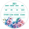 Mouse Pad Calendar 2021 #124134 - Calendar Custom Made