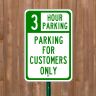Customer Parking - Custom Parking Signs