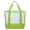 Lime Green - Clear Blank - Grocery Bag

