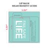 1 - Lip Balm Label Measurement Guide - 