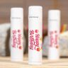 White Lip Balm Tube with Full Imprint Colors - 