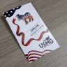 1 Democratic Party Stock Lapel Pin - Usa
