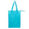 Light Blue - Zipper Insulated Lunch Tote Bags