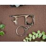 Touch Free Multi Functional Metal Keychains - Multi Functional Metal Keychain