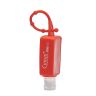 Custom Silicone Bottle Holders for 1oz Hand Sanitizers - Red - 