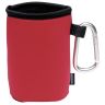 Collapsible KOOZIE (R) Can Kooler with Carabiner_Blank - Can Kooler With Carabiner