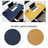 Custom PU Leather Desk Pad Desktop Mats - Mouse Pad
