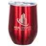 12 Oz. Laser Engraved Stainless Steel Wine Tumblers Red - Drinkware
