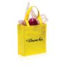 Custom Gift Bag - 80GSM Non Woven Tote Bags - Yellow Printed - Budget Shopper