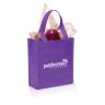 Custom Gift Bag - 80GSM Non Woven Tote Bags - Purple Printed - Non-woven
