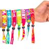 01Fluorescent Neon Full Color Cloth Wristbands - Cloth Wristbands