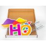 Pre-Packaged Happy Holi Yard Letters - Religious