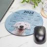 01Full Color 2022 Calendar Circle Mouse Pads - Computer Accessories