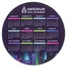 02Full Color 2022 Calendar Circle Mouse Pads - Imprint Mouse Pads