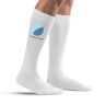 Custom Logo Cotton Socks - White - Imprint Socks