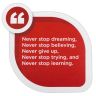 02Custom Die Cut Shape Mouse Pads - Never Stop - Pads