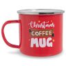 Custom Campfire Metal Mugs - Red - Camping Mug