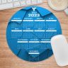 00 Full Color 2022 Calendar Circle Mouse Pads - Mouse Pad