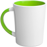 Custom Albany Two Tone Latte Ceramic Mugs - 13 oz. - 