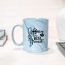 11oz Marble Coffee Mugs - Blue - Ceramic Mugs
