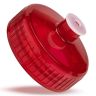 20 Oz Translucent Sports Water Bottles - Translucent Red Lid - Sports Bike