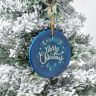 Full Color Ceramic Christmas Ornament - Holiday Ornaments
