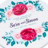 4 Inch Full Color Round Ceramic Coasters - 