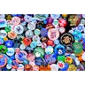 2.25 Inch Round Wearable Clothing Magnet Buttons - 
