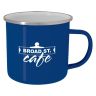 16 Oz Enamel Metal Mugs - Navy - Drink Ware
