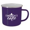 16 Oz Enamel Metal Mugs - Purple - Drink Ware