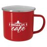 16 Oz Enamel Metal Mugs - Red - Enamel Metal Mugs
