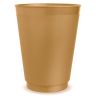 Blank 16oz Frosted Stadium Cups - Frosted Gold - 