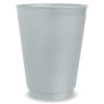 Blank 16oz Frosted Stadium Cups - Frosted Silver - 
