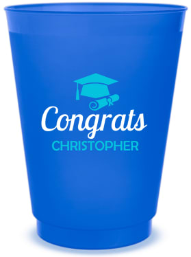 Custom Future Is In My Power Graduation Frosted Stadium Cups