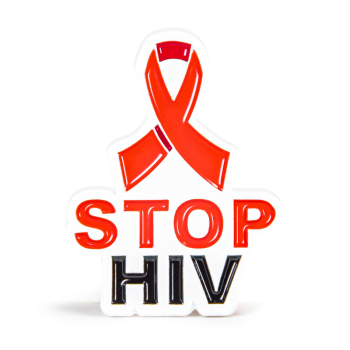 Stop HIV Stock Lapel Pins