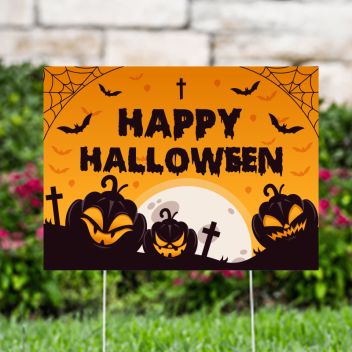Happy Halloween Yard Signs
