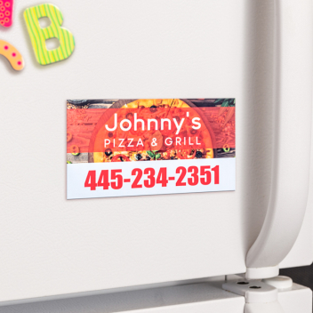 3.5"x2" Business Card Magnets -  Square Corner