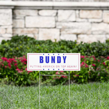 Custom 6" x 18" Yard Signs