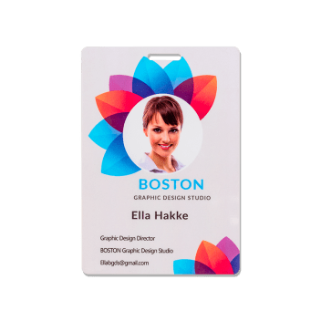 Full Color Printed PVC Cards - 2.75 x 4 Inch