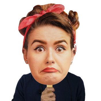 12 x 18 Inch Card Stock Big Head Cutouts