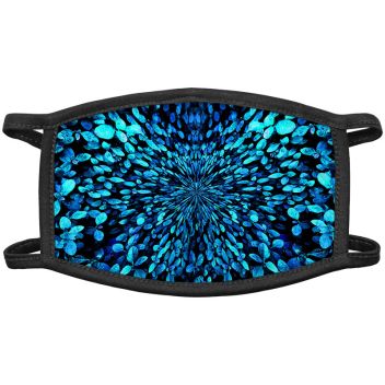 Blue Leaves Face Masks
