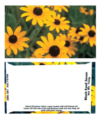 Business Card Black-Eyed Susan Seeds