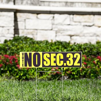 Custom 6" x 24" Yard Signs