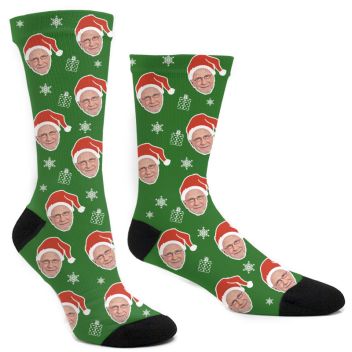 Custom Christmas Santa Hats Socks