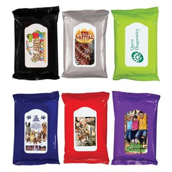 Full Color Antibacterial Wet Wipes