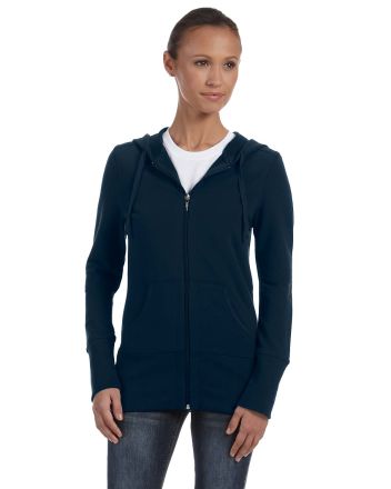 Bella Ladies Stretch French Terry Lounge Jacket